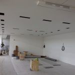 Booths store electrical installation